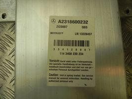 Mercedes-Benz SL R231 Kattoturvatyyny A2318600232