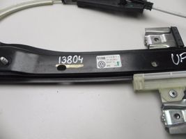 Volkswagen Up Front door window regulator with motor 1S4837462A