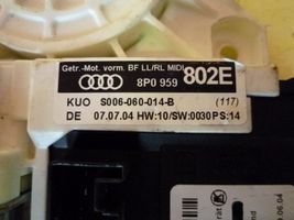 Audi A3 S3 8P Takaoven ikkunan nostomoottori 8P4959802E