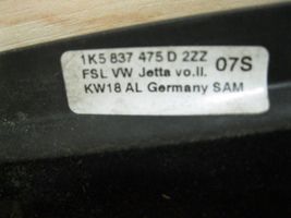 Volkswagen Golf V Takaoven lista (muoto) 1K5837475D