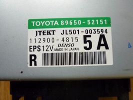 Toyota Verso-S Ohjaustehostimen ohjainlaite/moduuli 8965052151