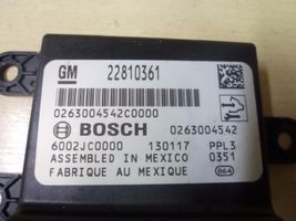 Opel Astra J Unité de commande, module PDC aide au stationnement 22810361