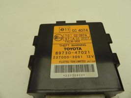 Toyota Prius (XW20) Boîtier module alarme 8973047021