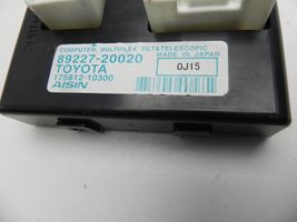 Toyota Avensis T270 Vairo stiprintuvo valdymo blokas 8922720020