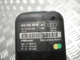 Audi A6 Allroad C6 Unité de préchauffage auxiliaire Webasto 4F0265081K