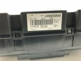 Volkswagen PASSAT CC Spidometrs (instrumentu panelī) 3C0920853K