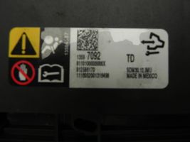 Vauxhall Corsa E Centralina/modulo airbag 13597092