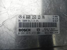 Mercedes-Benz Vaneo W414 Dzinēja vadības bloks A6681531379