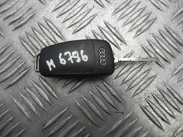 Audi A1 Užvedimo raktas (raktelis)/ kortelė 8X0837220D