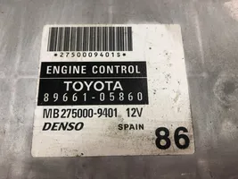 Toyota Avensis T270 Calculateur moteur ECU 8966105860