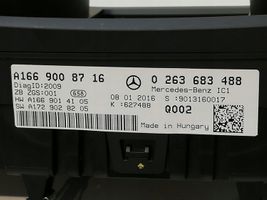 Mercedes-Benz GLS X166 Nopeusmittari (mittaristo) A1669008716