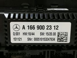 Mercedes-Benz GLS X166 Ilmastointi-/lämmityslaitteen säätimen kehys A1669002312