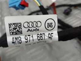 Audi Q8 Front door wiring loom/harness boot 4M8971687