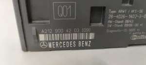 Mercedes-Benz E W212 Centralina/modulo portellone/bagagliaio A2129004203