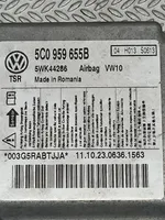 Volkswagen Golf VI Turvatyynyn ohjainlaite/moduuli 5C0959655B