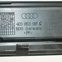Audi A8 S8 D3 4E Garniture de protection de seuil intérieur 4E0853985C