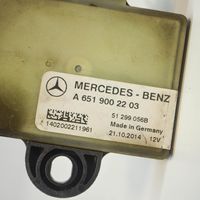 Mercedes-Benz A W176 Przekaźnik / Modul układu ogrzewania wstępnego A6519002203