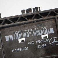 Mercedes-Benz C W204 Klamka wewnętrzna drzwi tylnych A2047602134