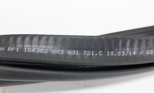 Audi A1 Rubber seal front coupe door 8X3831721C