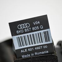 Audi A5 8T 8F Takaistuimen turvavyö 8K0857805Q