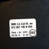 Audi A5 8T 8F Cadre, panneau d'unité radio / GPS 8T2857185N