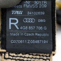 Audi A6 C7 Pas bezpieczeństwa fotela przedniego 4G8857706G