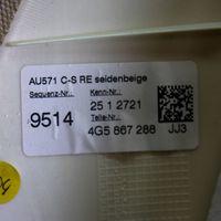 Audi A6 C7 B-pilarin verhoilu (yläosa) 4G5867288