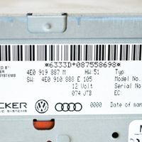 Audi A4 S4 B8 8K GPS-navigaation ohjainlaite/moduuli 4E0919887M