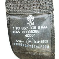 Volkswagen Touran I Pas bezpieczeństwa fotela tylnego 
