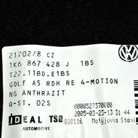Volkswagen Golf V Tavaratilan sivuverhoilu 1K6867428J