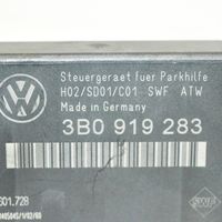 Volkswagen PASSAT B5 Parkavimo (PDC) daviklių valdymo blokas 3B0919283