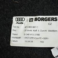 Audi A6 S6 C6 4F Rivestimento pannello inferiore del bagagliaio/baule 4F5863887C