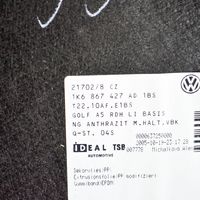 Volkswagen Golf V Panel embellecedor lado inferior del maletero/compartimento de carga 1K6867427AD