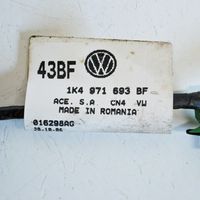 Volkswagen Golf V Wiązka przewodów drzwi tylnych 1K4971693BF