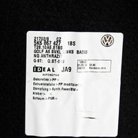 Volkswagen Golf VI Tavaratilan/takakontin alempi sivuverhoilu 5K6867427