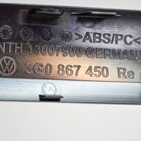 Volkswagen PASSAT B8 Ramka przycisku otwierania szyby drzwi tylnych 3G0867450