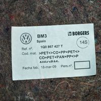 Volkswagen Eos Bagāžnieka sānu apakšējās apdares panelis 1Q0867427T