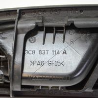 Volkswagen PASSAT CC Klamka wewnętrzna drzwi przednich 3C8837114A