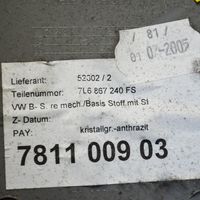 Volkswagen Touareg I B-pilarin verhoilu (yläosa) 7L6867240FS