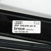 Audi A8 S8 D4 4H Elektryczny podnośnik szyby drzwi tylnych 4H0839461B