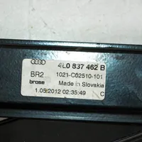 Audi Q7 4L Priekinio el. lango pakėlimo mechanizmo komplektas 4L0837462B