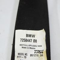 BMW X3 F25 Pas bezpieczeństwa fotela tylnego 7258447