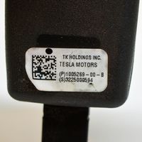 Tesla Model S Klamra środkowego pasa bezpieczeństwa fotela tylnego 100526900B