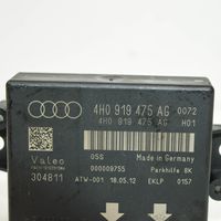 Audi A7 S7 4G Unité de commande, module PDC aide au stationnement 4H0919475AG