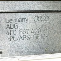 Audi A6 S6 C6 4F Aizmugurē loga slēdža dekoratīvā apdare 4F0867420