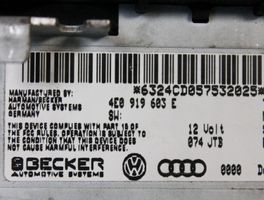 Audi A8 S8 D3 4E Écran / affichage / petit écran 4E0919603E
