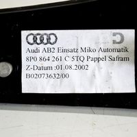 Audi A3 S3 8P Consola de plástico de la palanca de cambios 8P0864261C