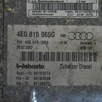 Audi A8 S8 D3 4E Ogrzewanie postojowe Webasto 4E0815069G