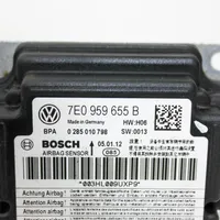 Volkswagen Caddy Turvatyynyn ohjainlaite/moduuli 7E0959655B
