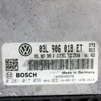 Volkswagen Tiguan Engine control unit/module 03L906018ET